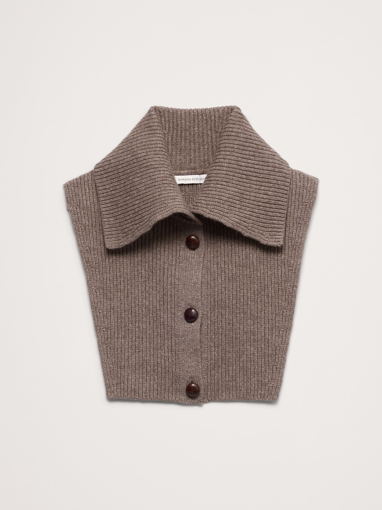Wool-Cotton Dickie Collar - thumbnail 3