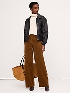 The Everyday Wide-Leg Pant in Corduroy | Banana Republic