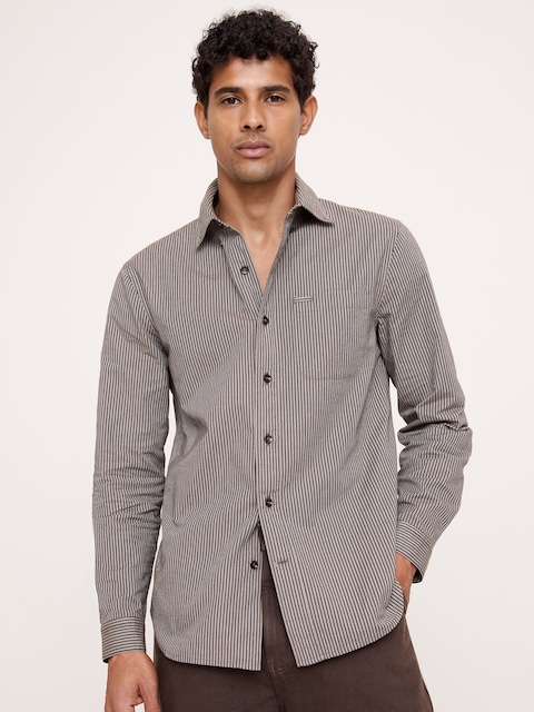 Standard-Fit Cotton Oxford Shirt
