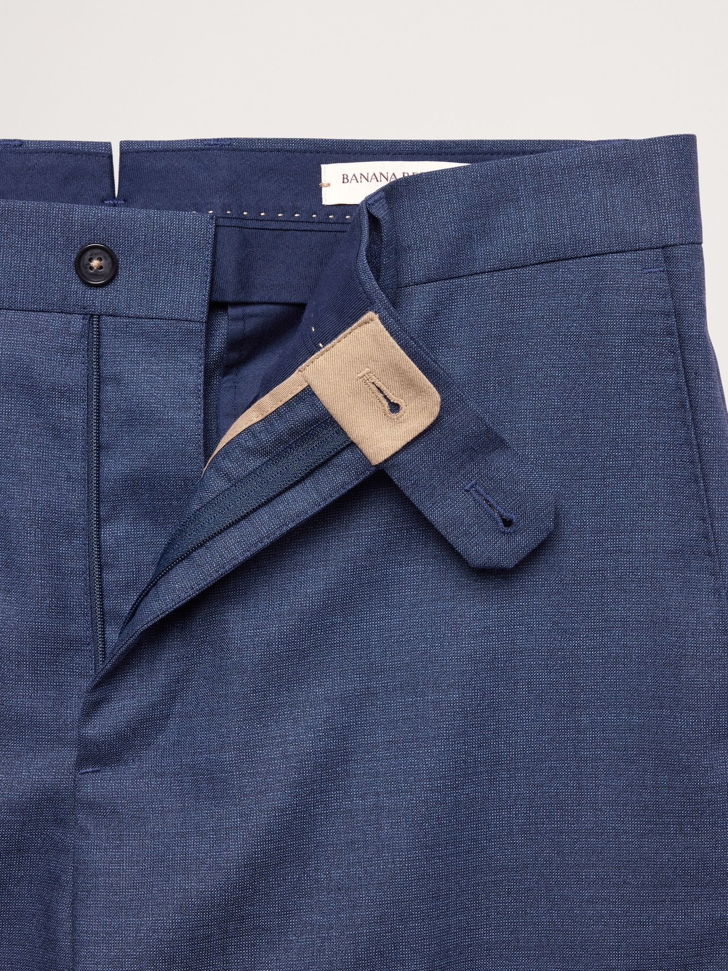 Tailored Slim Signature Stretch Italian Rustico Suit Pant - thumbnail 6
