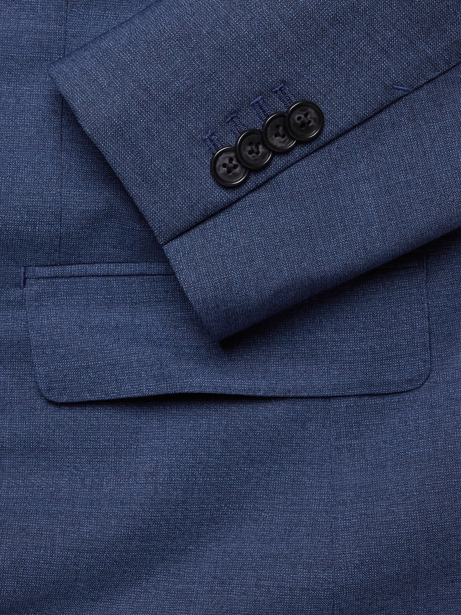Tailored Slim Signature Stretch Italian Rustico Suit Jacket