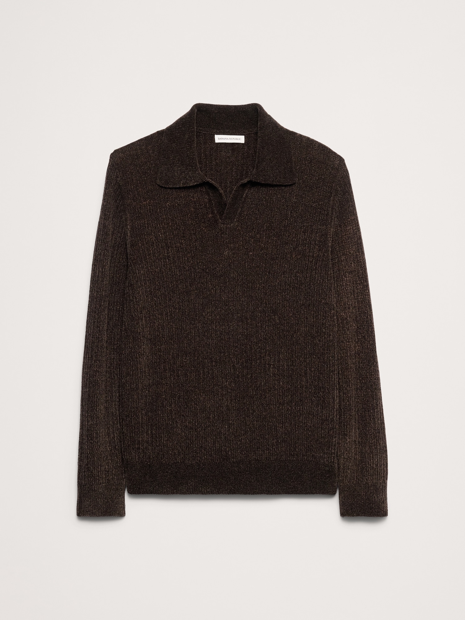 Italian Chenille Sweater Polo