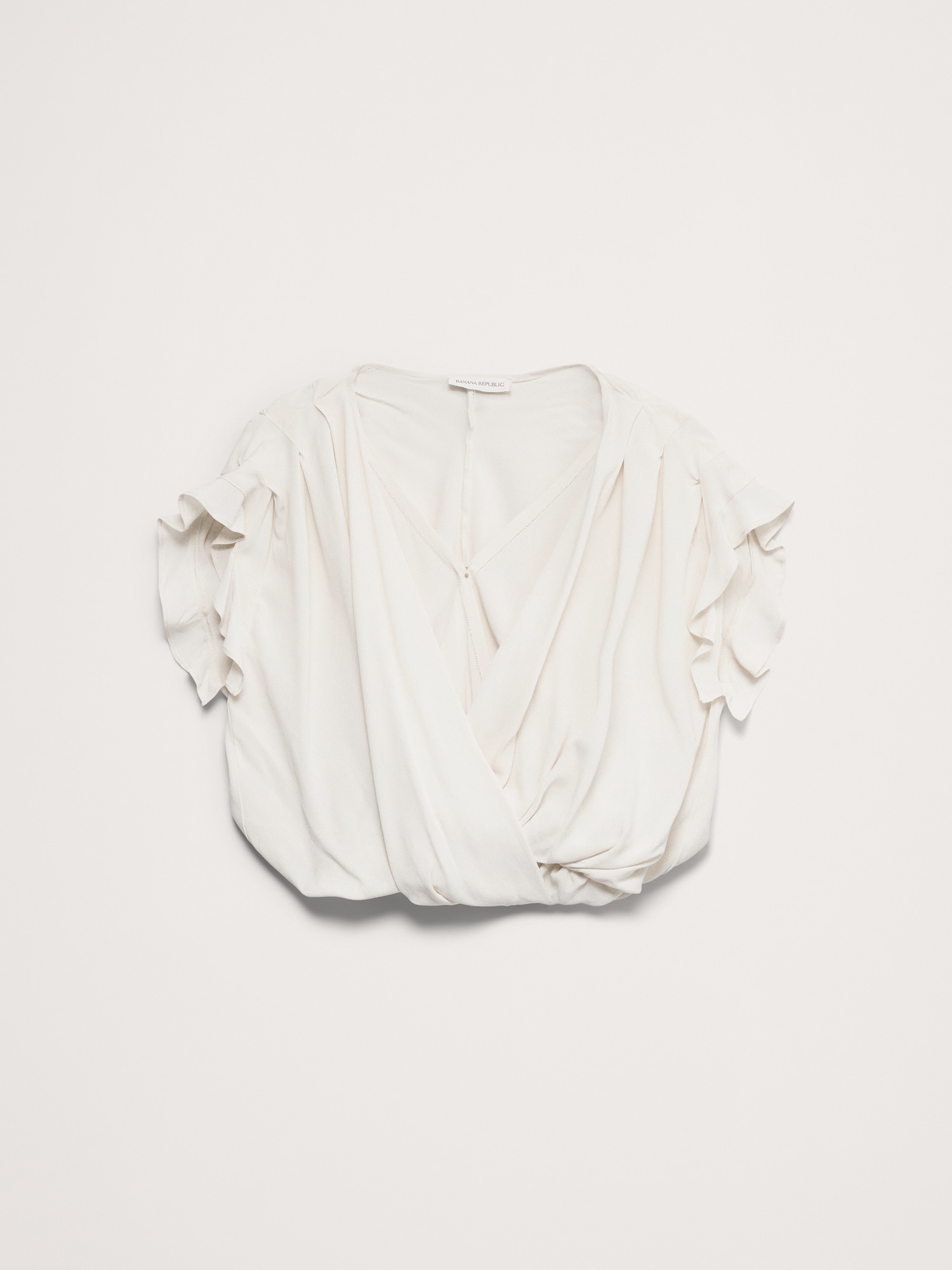 Layered Georgette Cropped Top