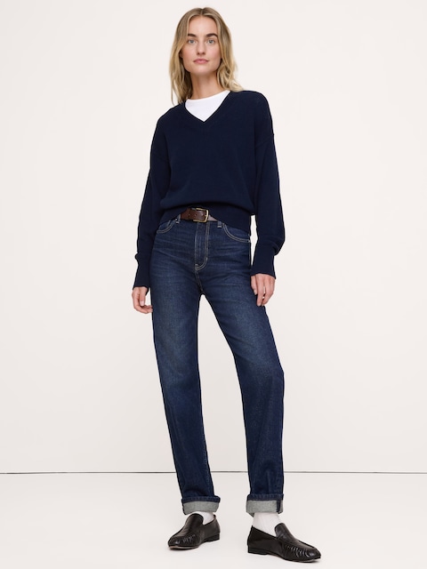 Oversized Italian Cotton-Cashmere Sweater