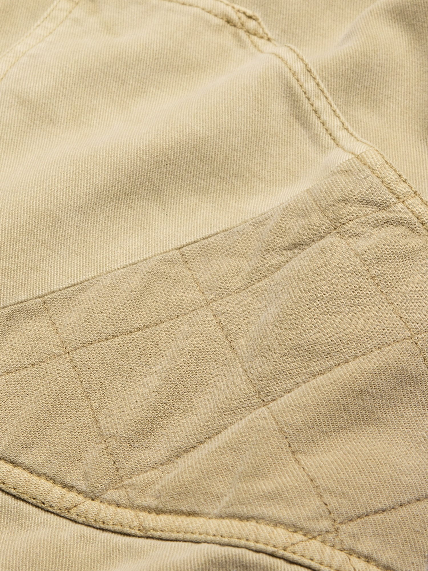 Женская куртка Banana Republic Quilted Cotton-Linen Utility, цвет: Хаки бежевый — фото 6
