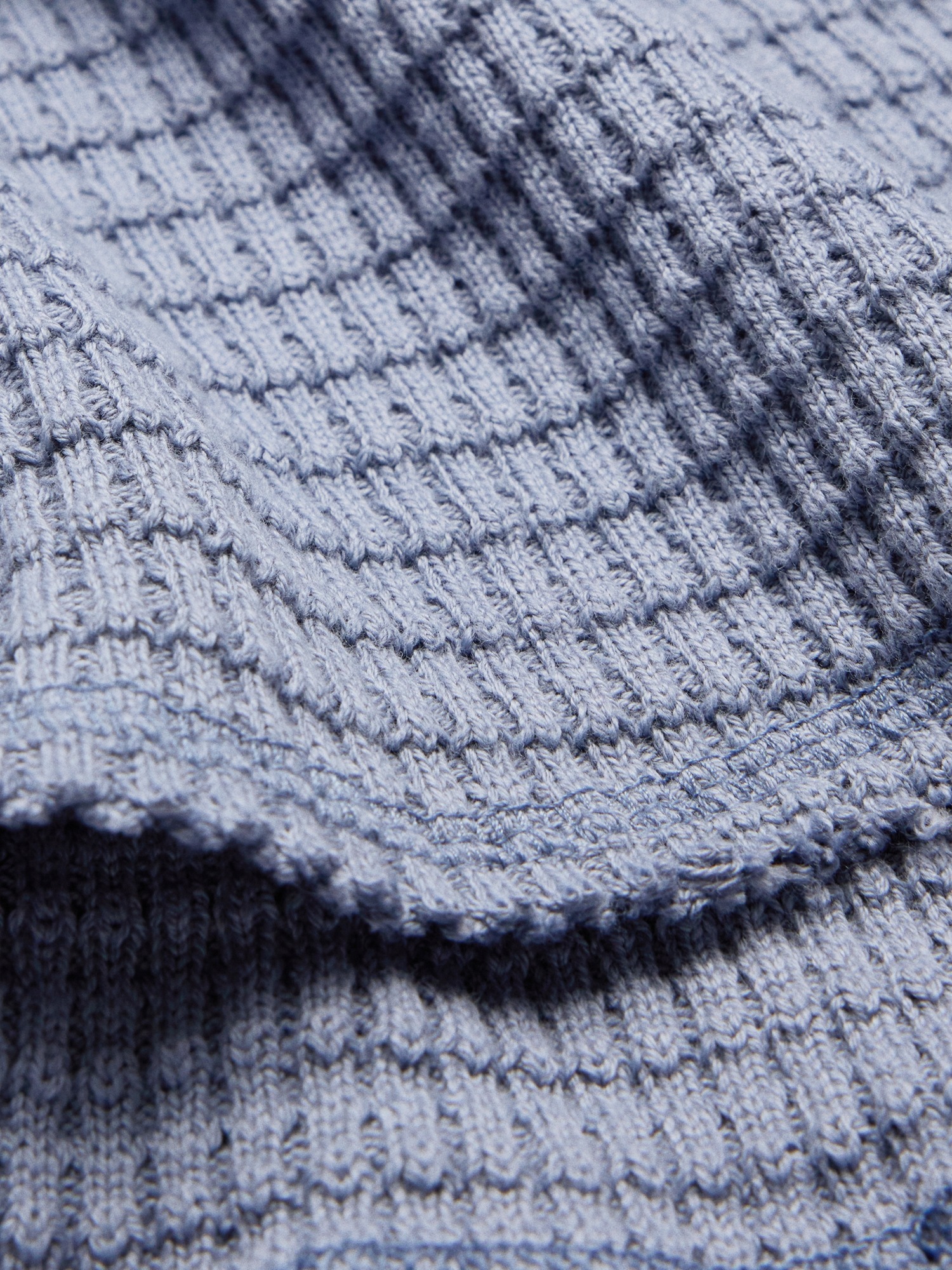Мужская футболка Banana Republic Alpine Thermal Crew-Neck Bamboo-Stitch, цвет: Синий — фото 5