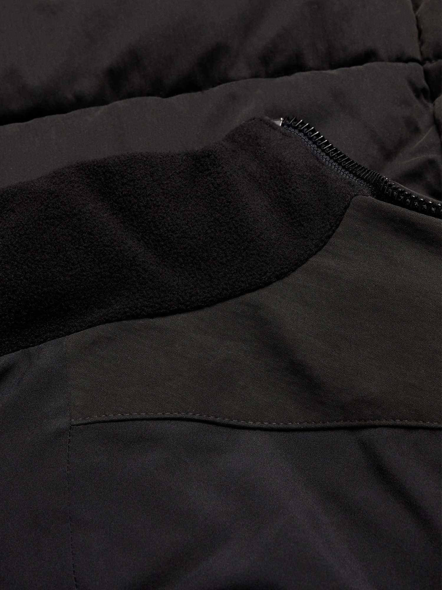 Мужской жилет Banana Republic Quilted Puffer Vest, цвет: Чёрный — фото 6
