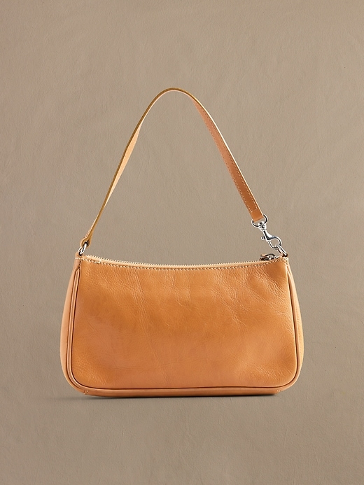 Archive Leather Mini Shoulder Bag | Banana Republic