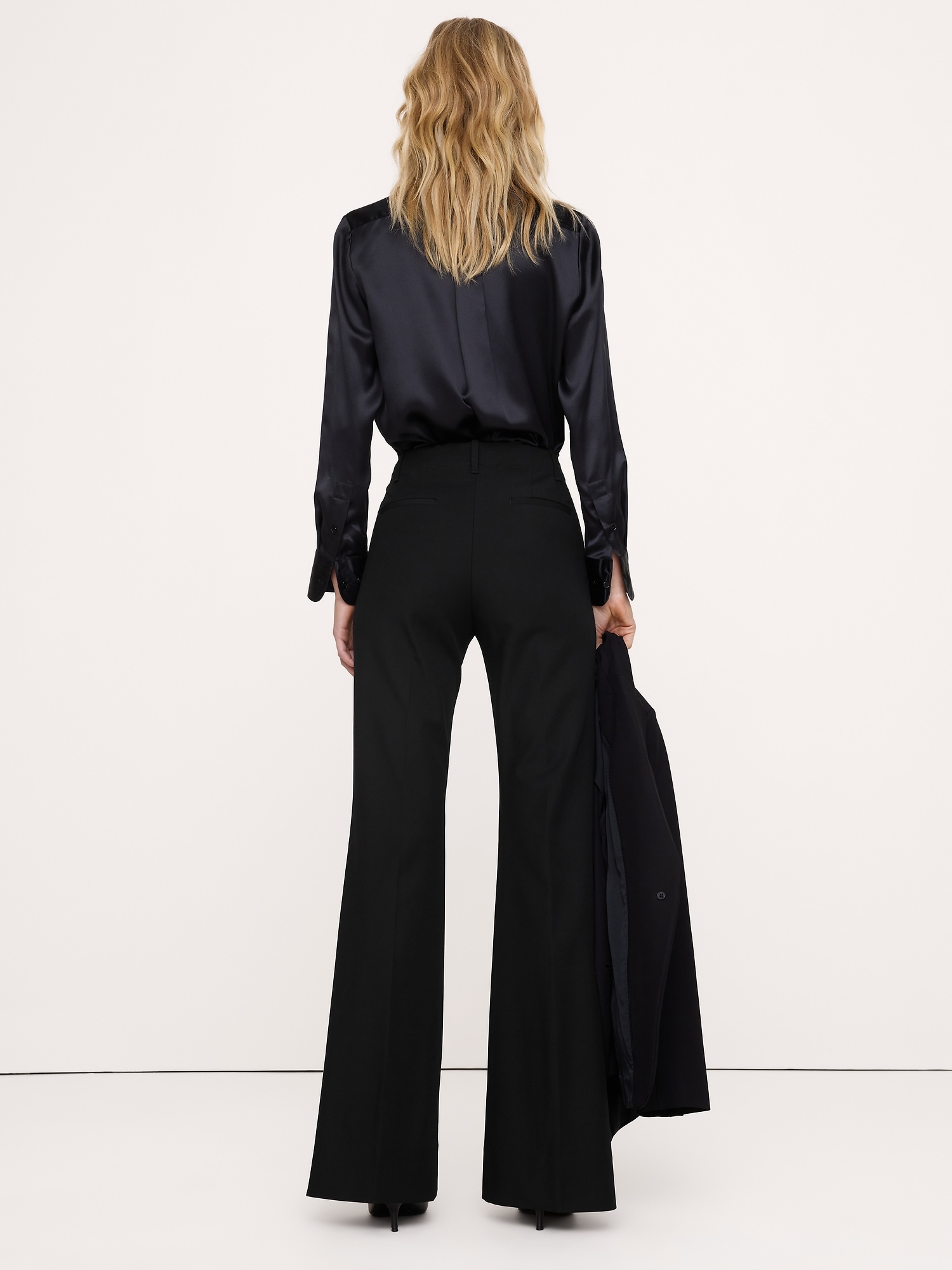 High-Rise Modern Flare City Stretch Pant - thumbnail 8