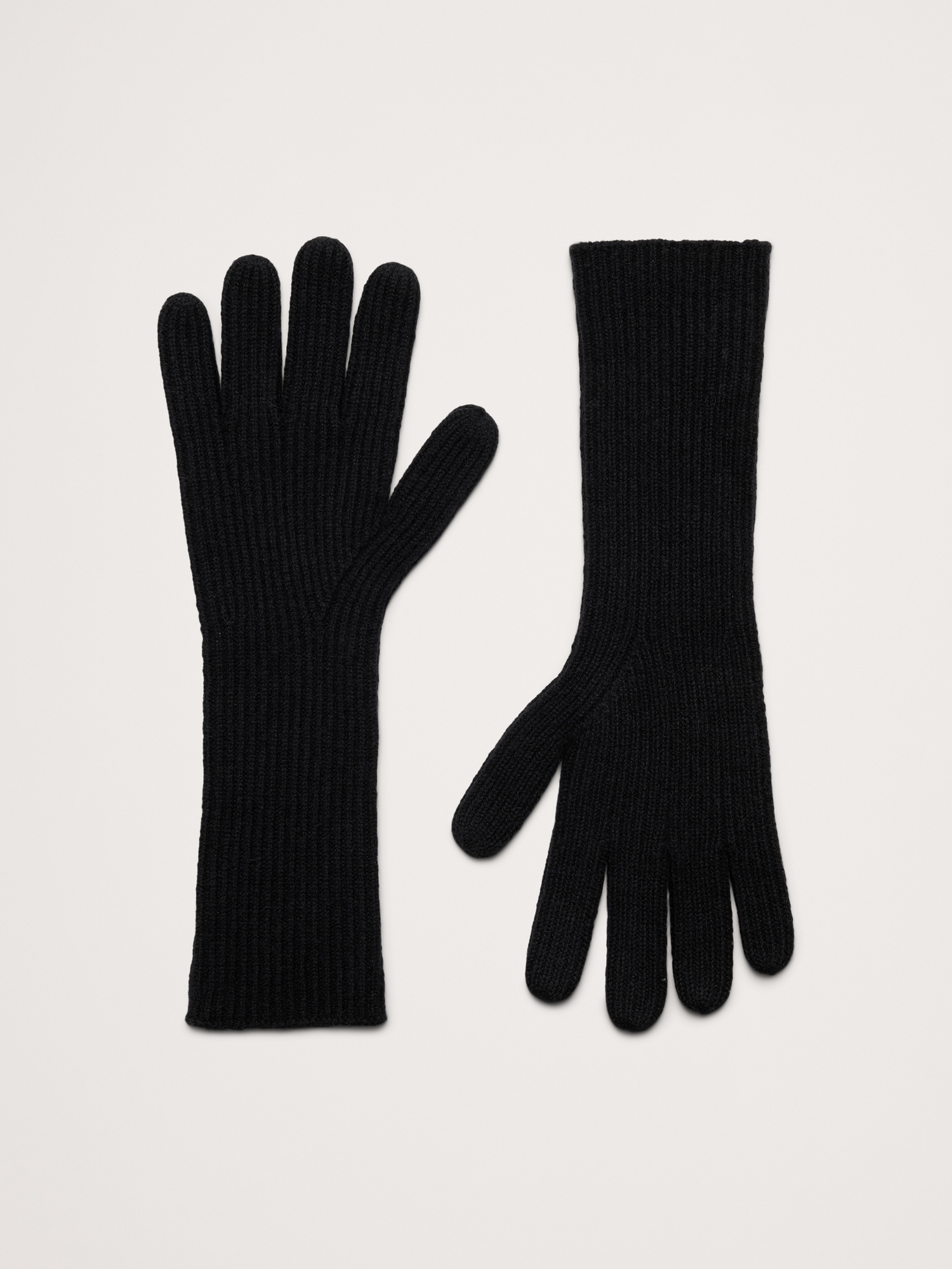 Женские перчатки Banana Republic Cashmere Gloves, цвет: Чёрный