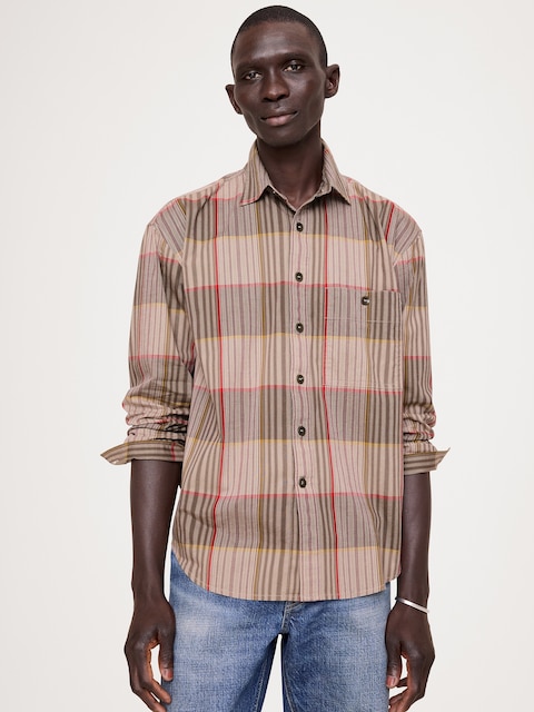 Relaxed-Fit Washed Cotton Poplin Shirt
