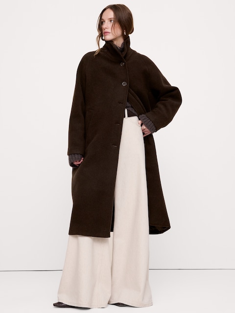 Italian Wool-Blend Top Coat