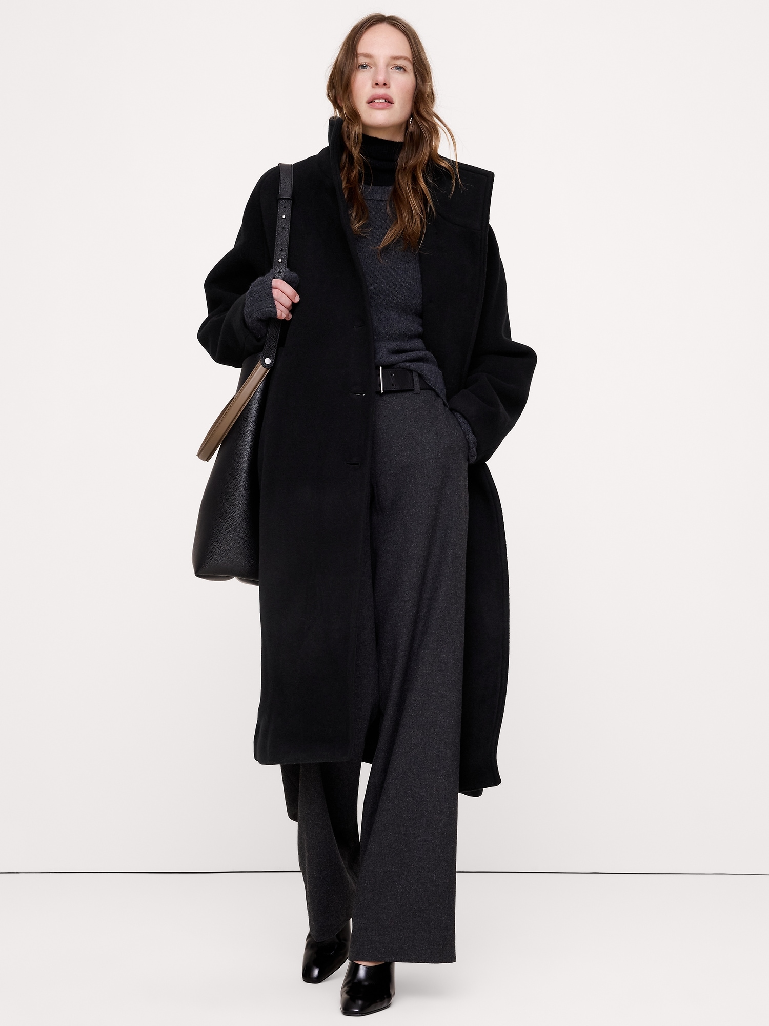 Italian Wool-Blend Top Coat