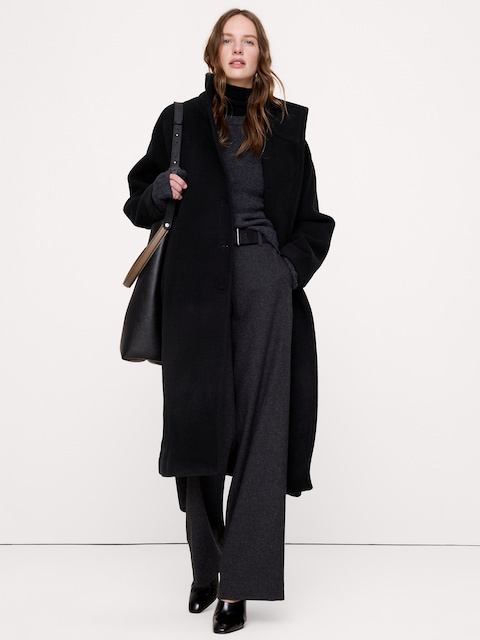Italian Wool-Blend Top Coat