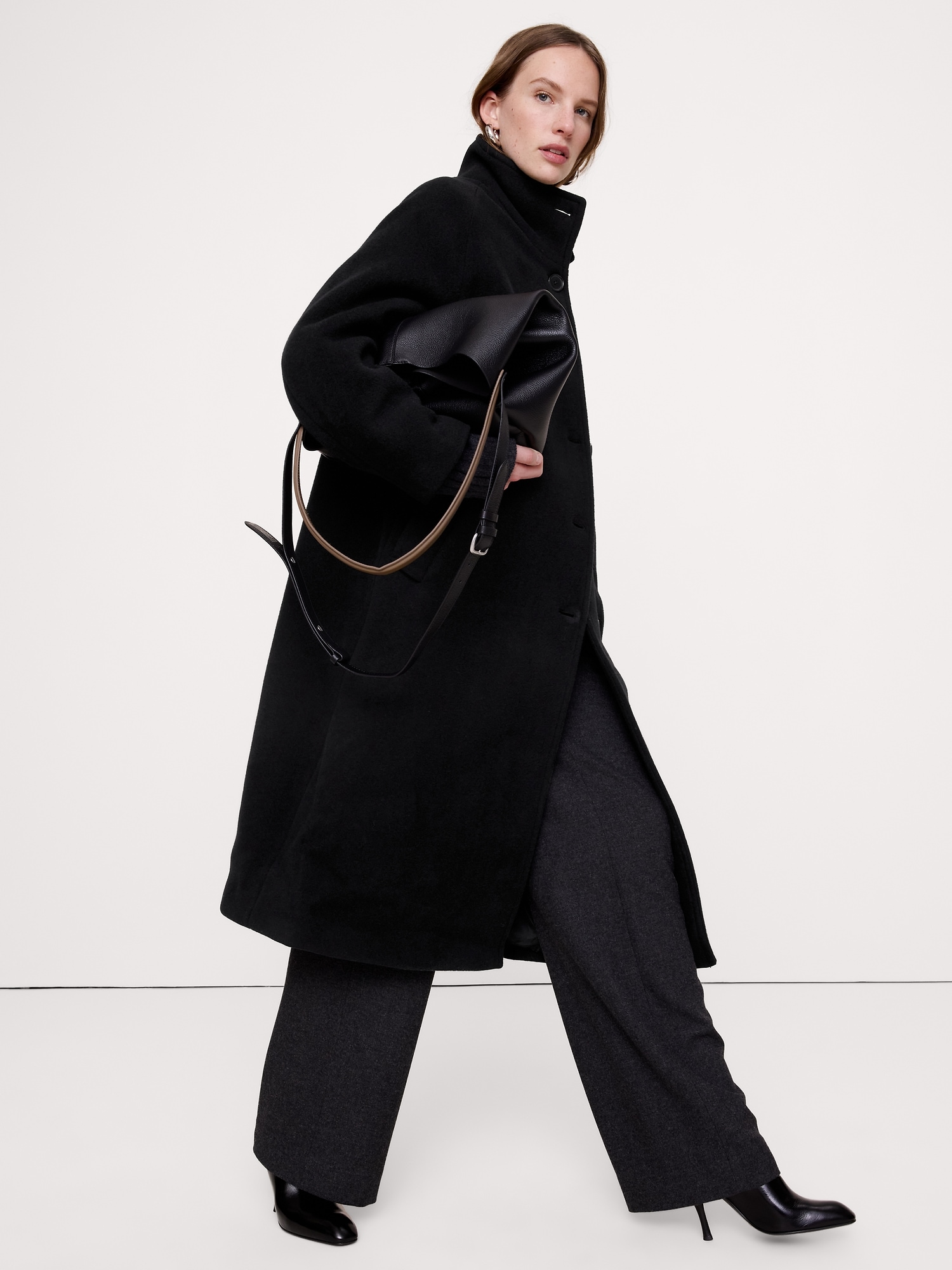 Italian Wool-Blend Top Coat