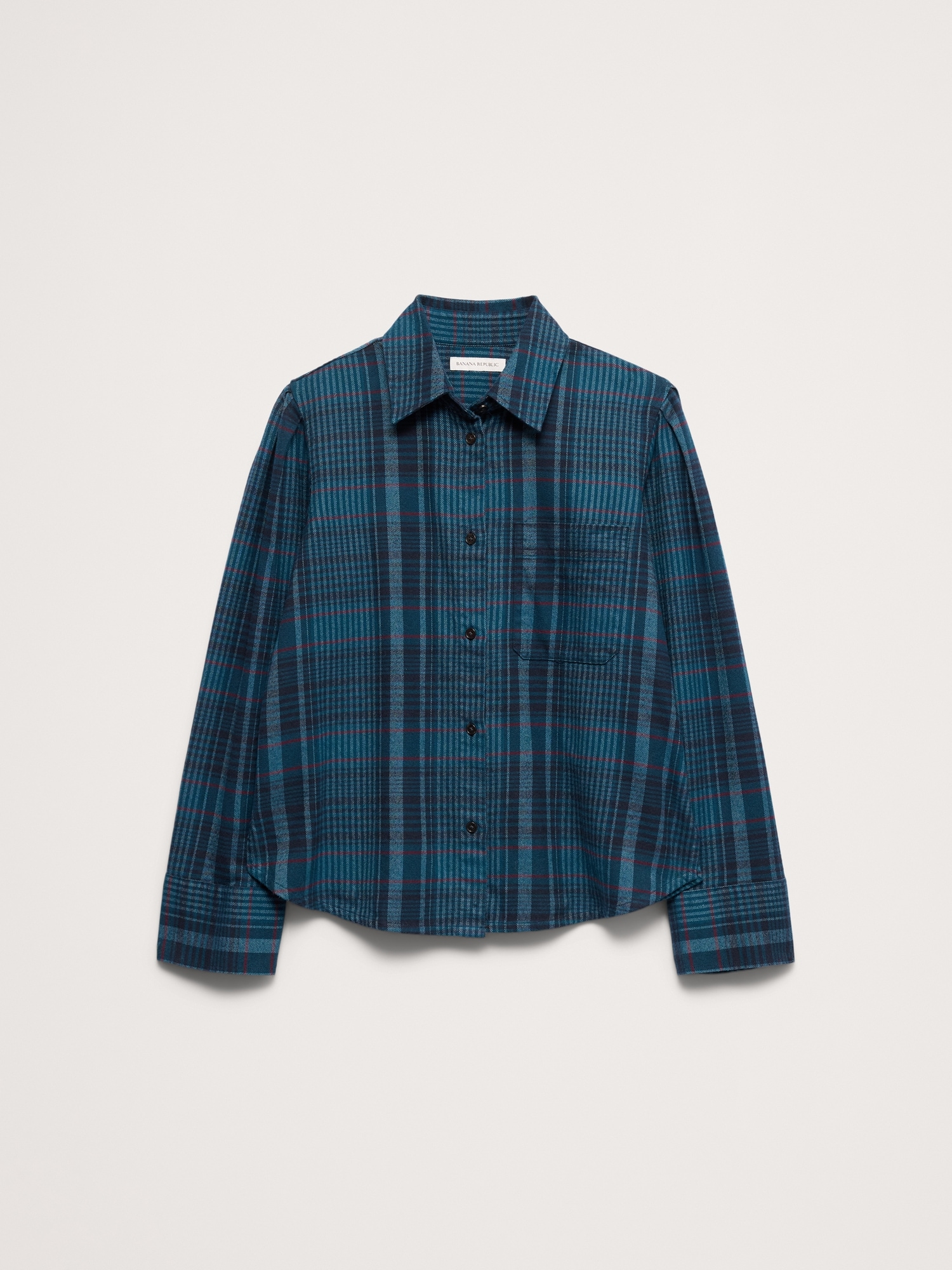 Relaxed Flannel Utility Shirt
