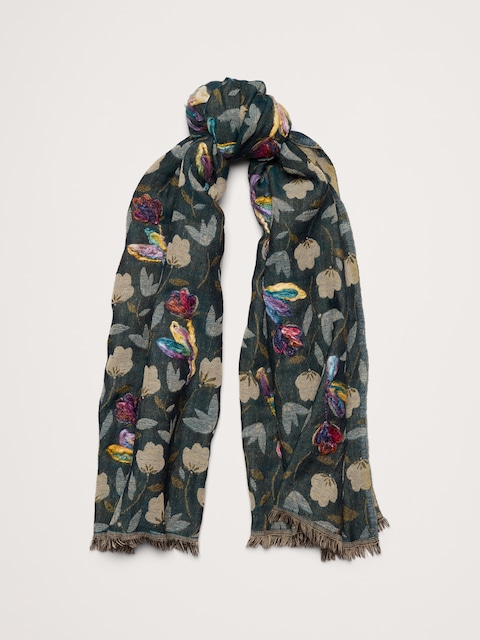 Long Embroidered Scarf by Vismaya