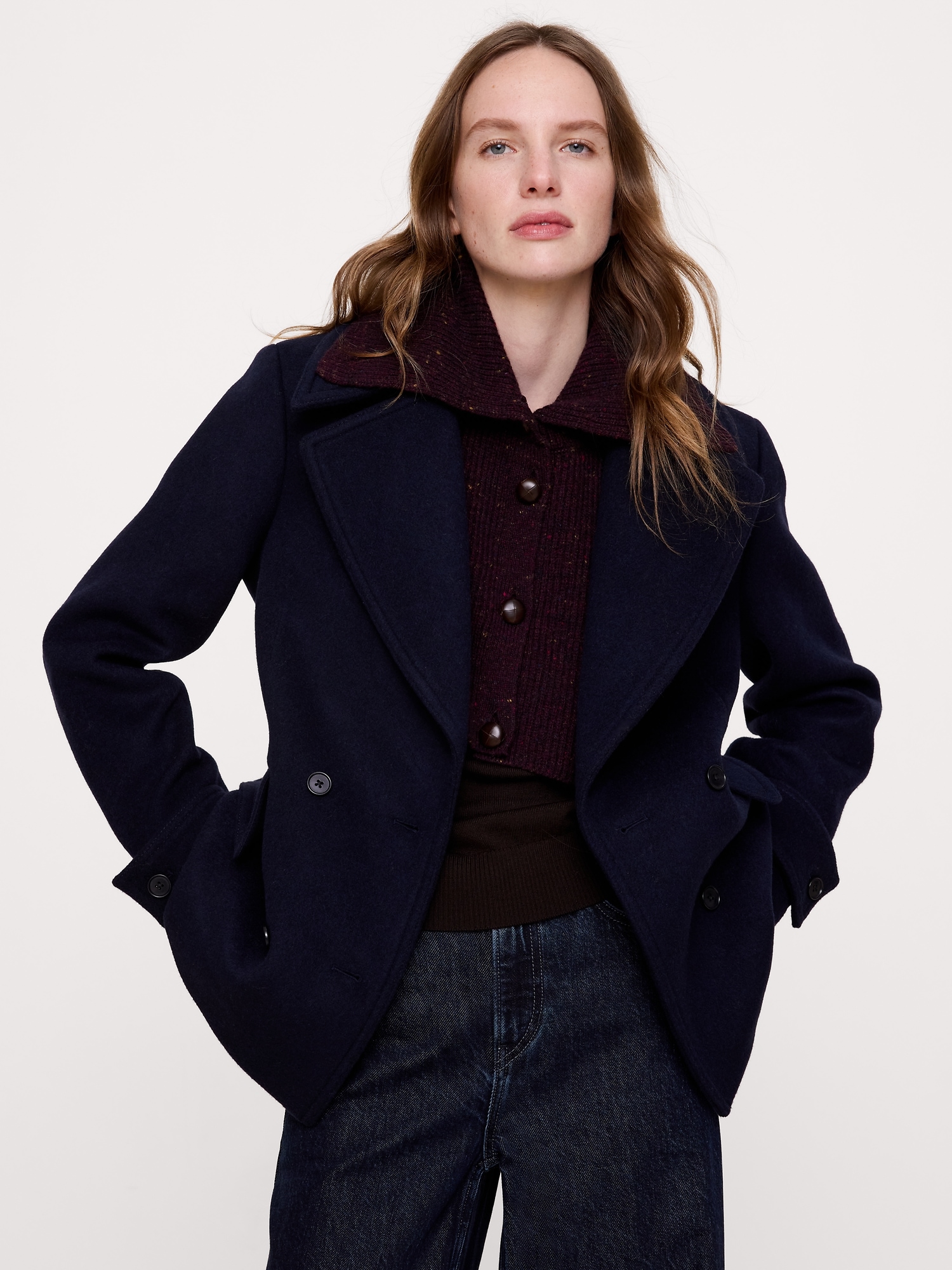 Wool-Cotton Dickie Collar - thumbnail 6