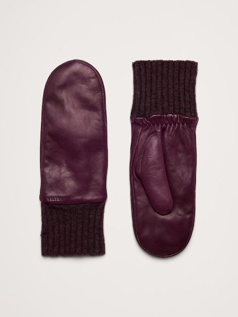 Boda Leather Mittens by Hestra