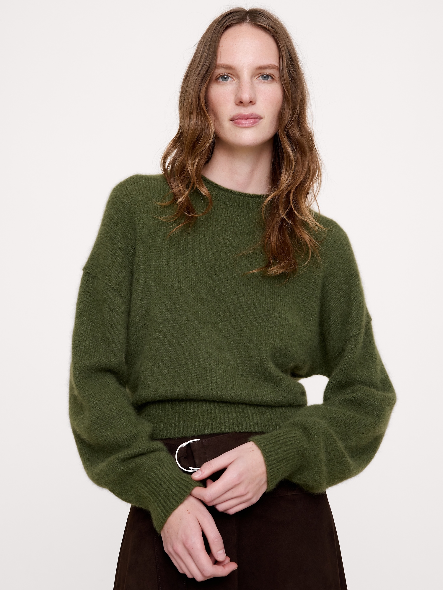 Cashmere-Silk Roll-Neck Sweater