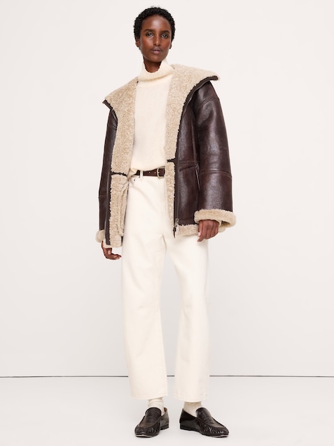 Reversible Shearling Coat