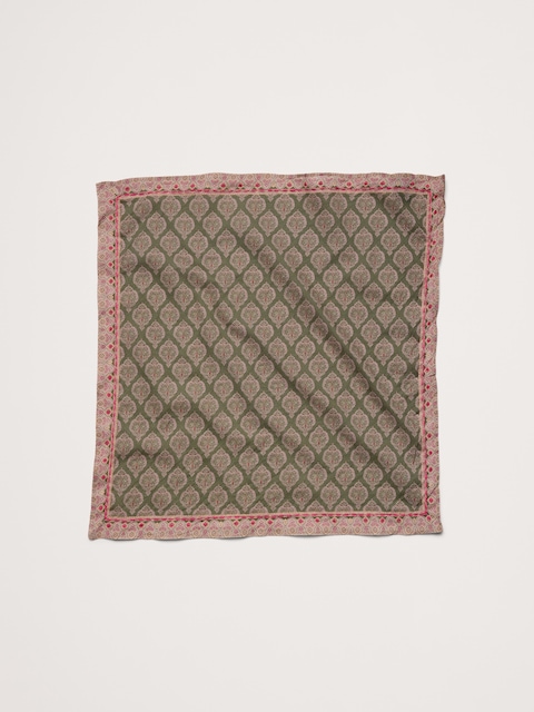 Embroidered Cotton Scarf by Vismaya