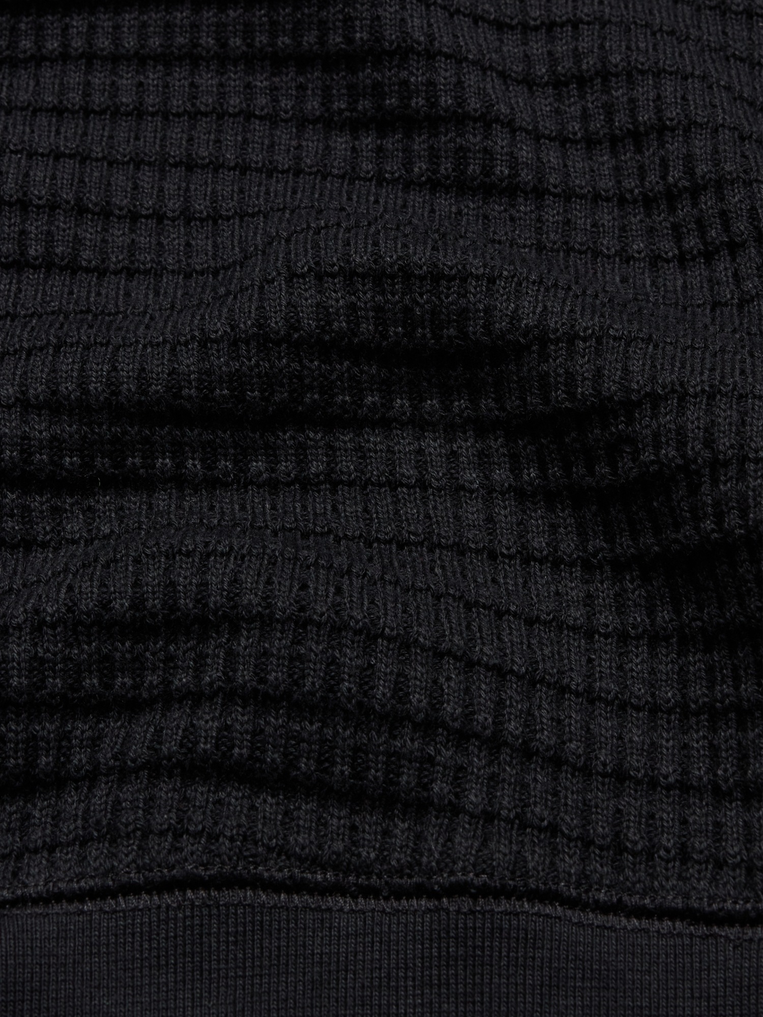 Мужская футболка Banana Republic Alpine Thermal Henley Bamboo-Stitch, цвет: Чёрный — фото 5
