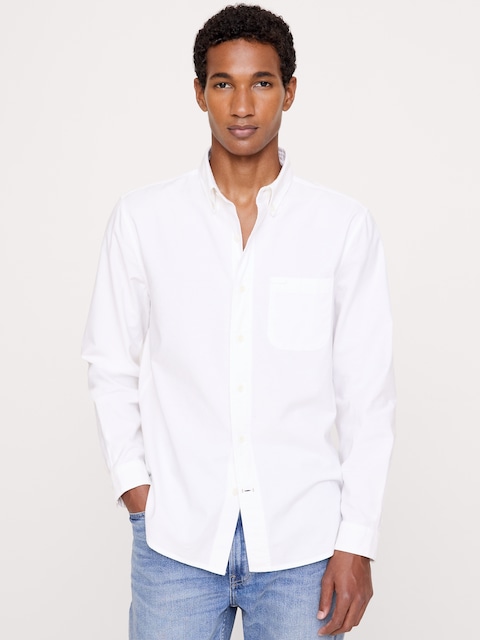 Standard-Fit Cotton Oxford Shirt