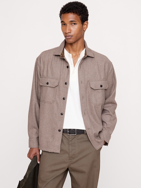 Relaxed-Fit Heavyweight Overshirt