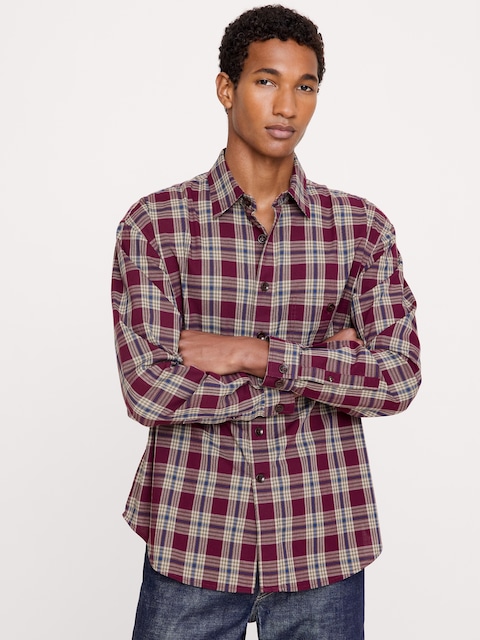 Relaxed-Fit Washed Cotton Poplin Shirt