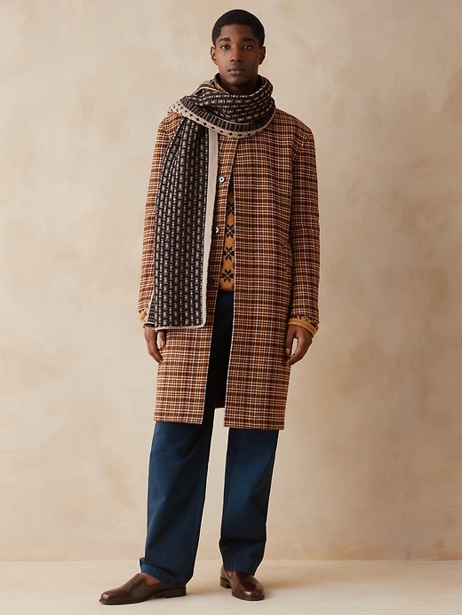 BANANA REPUBLIC × Virgin America コート 2XL Banana Republic x Zankov | Lev Italian Car Coat | Banana Republic