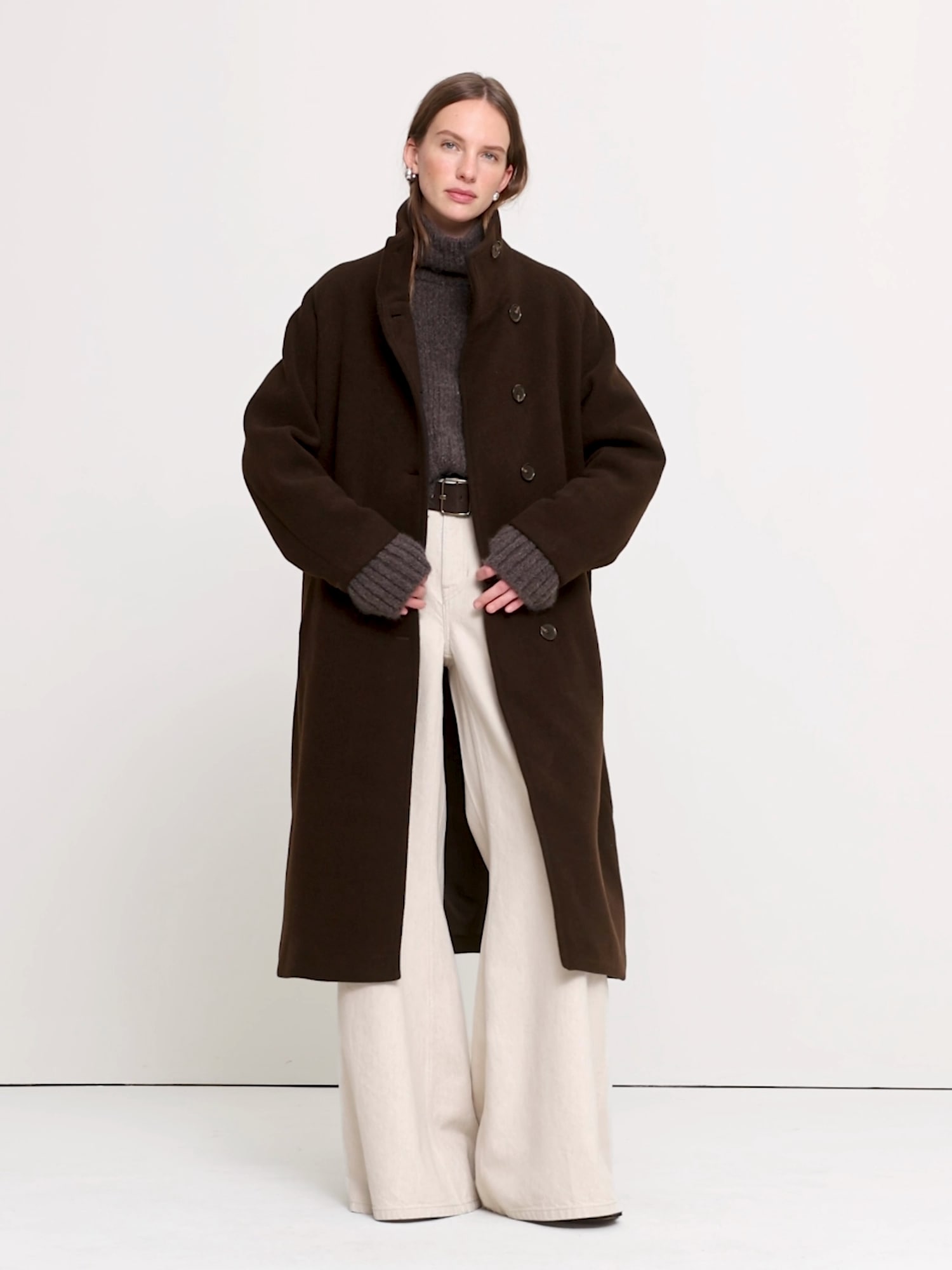 Italian Wool-Blend Top Coat