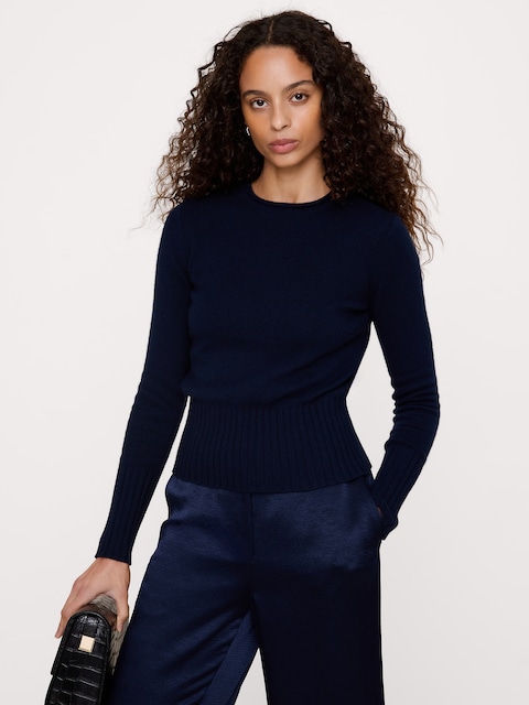 The Fireside Roll-Neck Sweater in Wool-Cotton