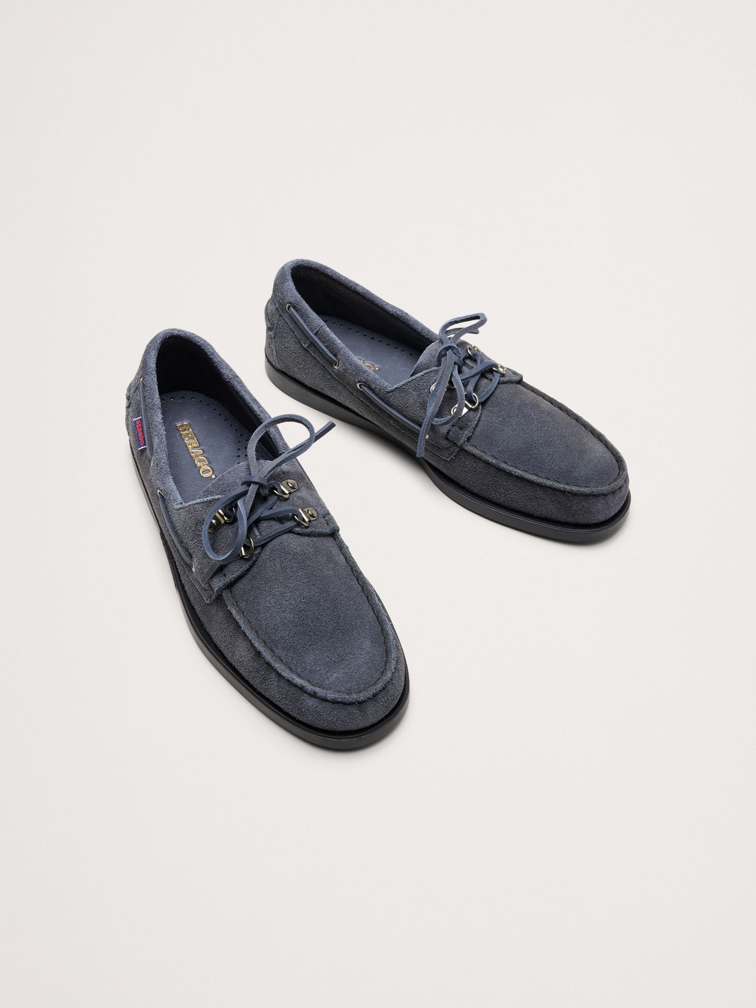 Мужские кроссовки Sebago Portland Suede Boat, цвет: Морской синий — фото 2