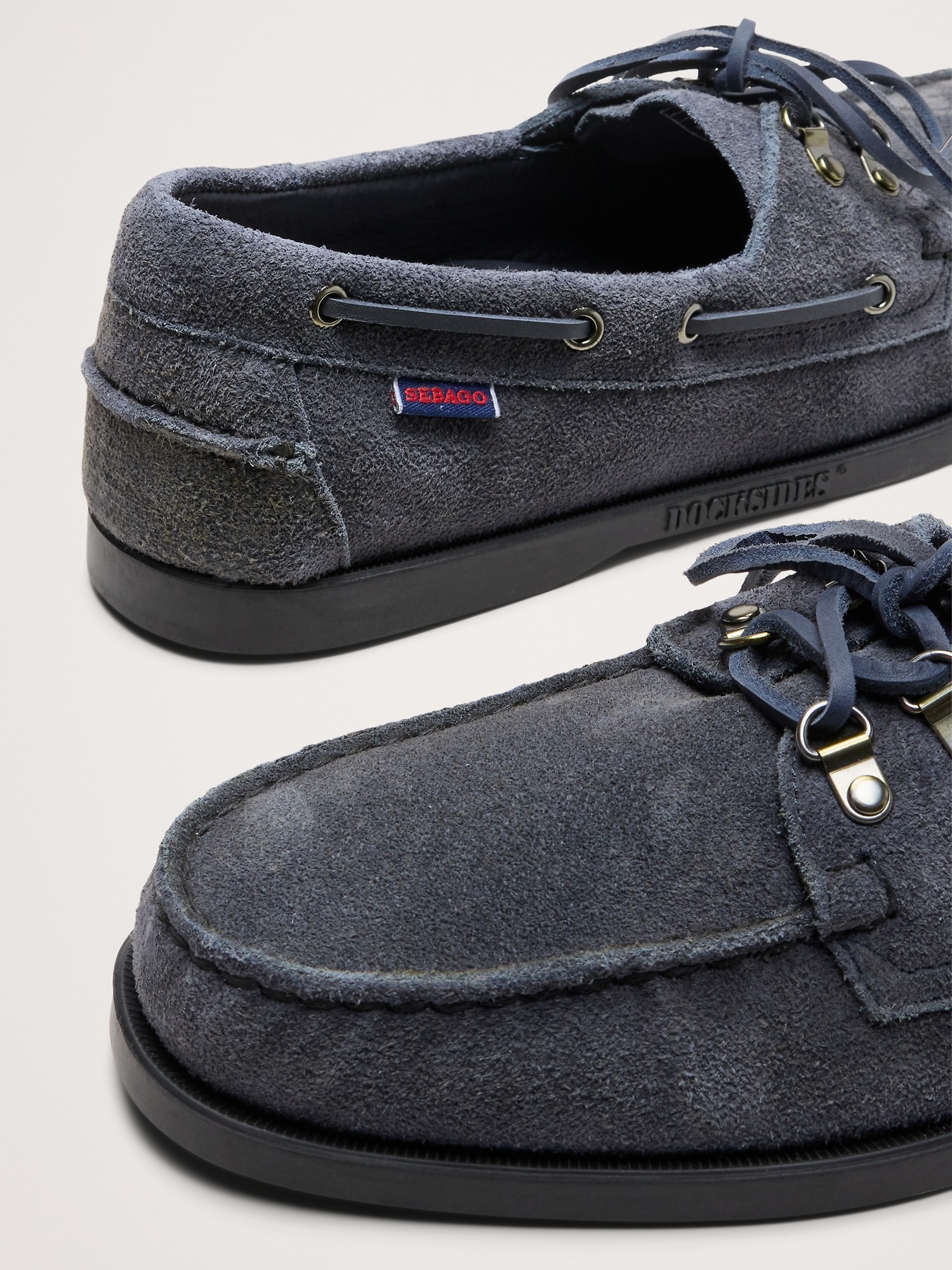 Мужские кроссовки Sebago Portland Suede Boat, цвет: Морской синий — фото 5