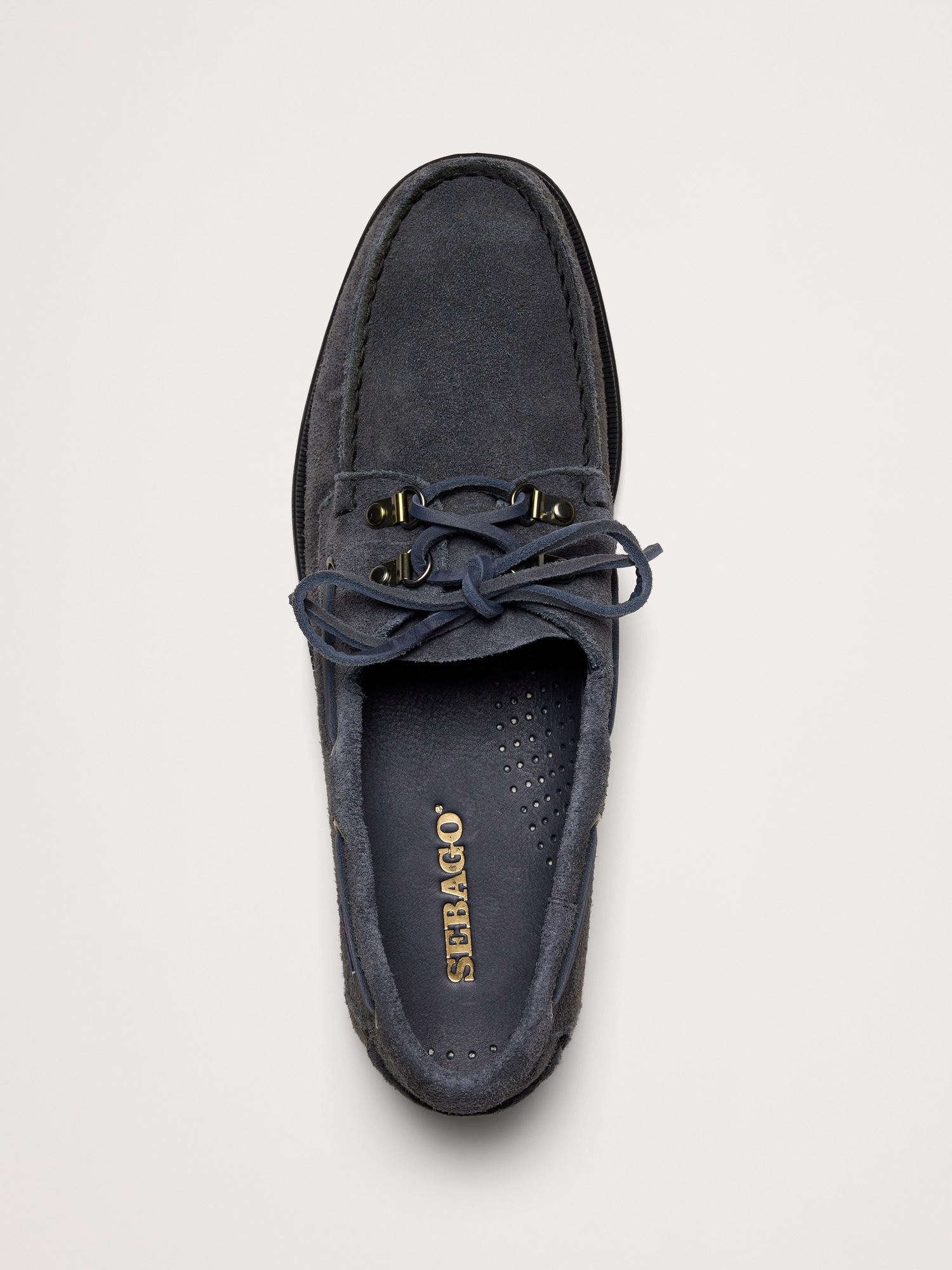 Мужские кроссовки Sebago Portland Suede Boat, цвет: Морской синий — фото 4