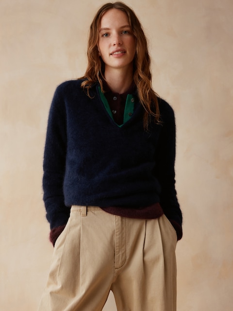 Banana Republic x Zankov | Frankie Cashmere Sweater Polo
