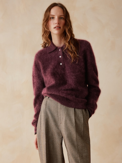 Banana Republic x Zankov | Frankie Cashmere Sweater Polo