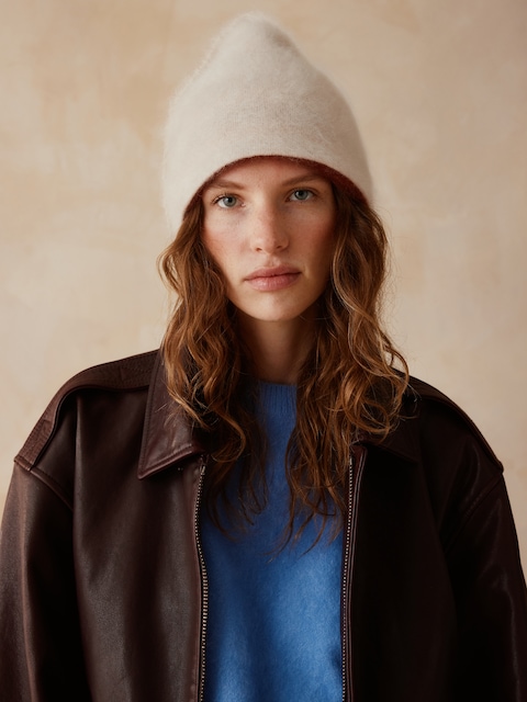 Banana Republic x Zankov | Jules Reversible Cashmere Beanie