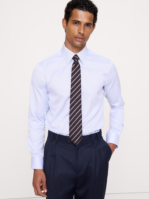 Slim-Fit Wrinkle-Resistant Dress Shirt