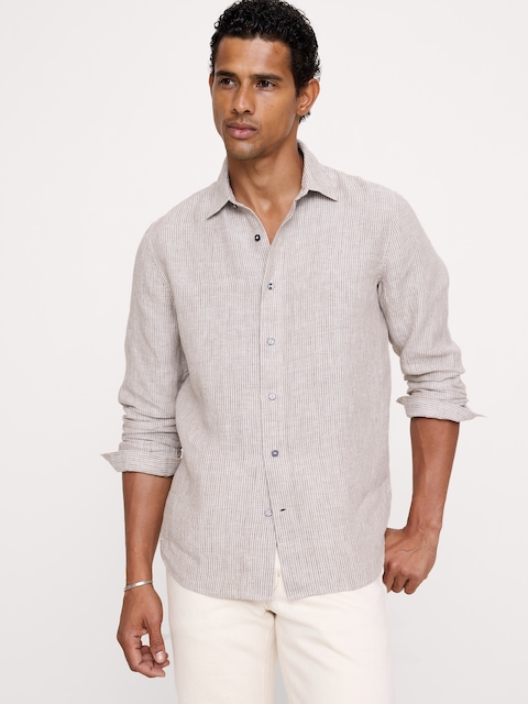 Standard-Fit Linen Shirt