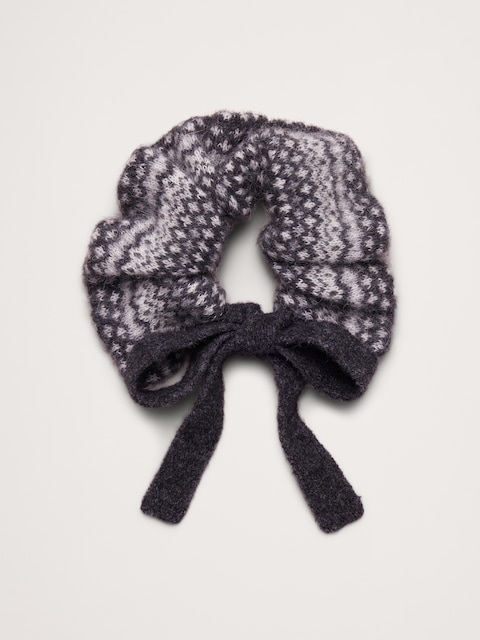 Italian Fairisle Sweater Scrunchie