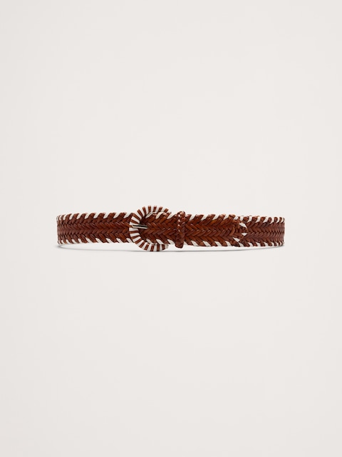 Braided Leather Belt by Dragon Diffusion