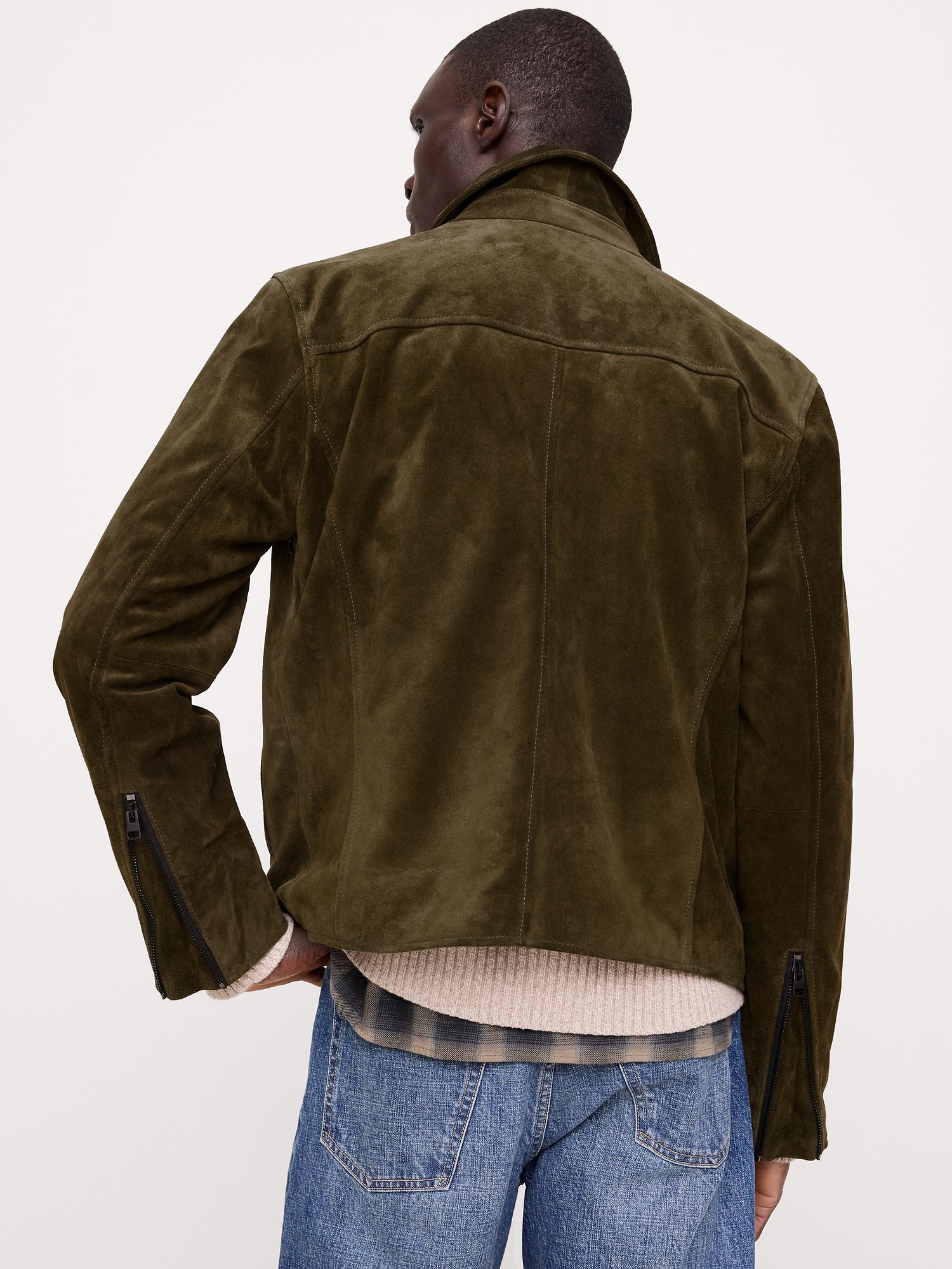 Italian Suede Racing Jacket