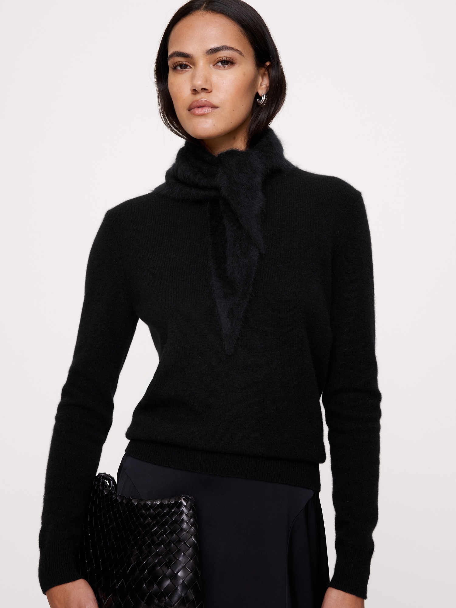 Lightweight Cashmere Crew-Neck Sweater