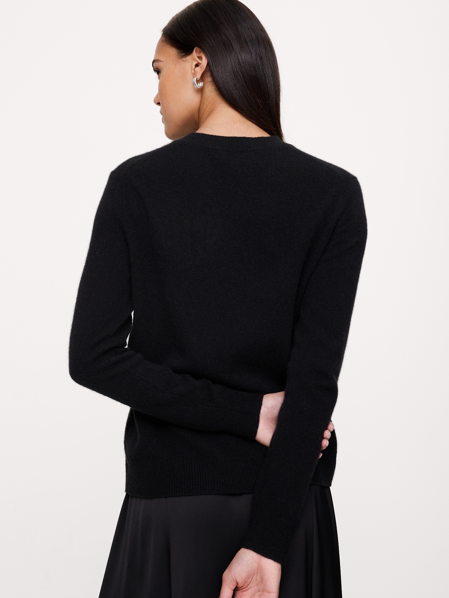 Lightweight Cashmere Crew-Neck Sweater