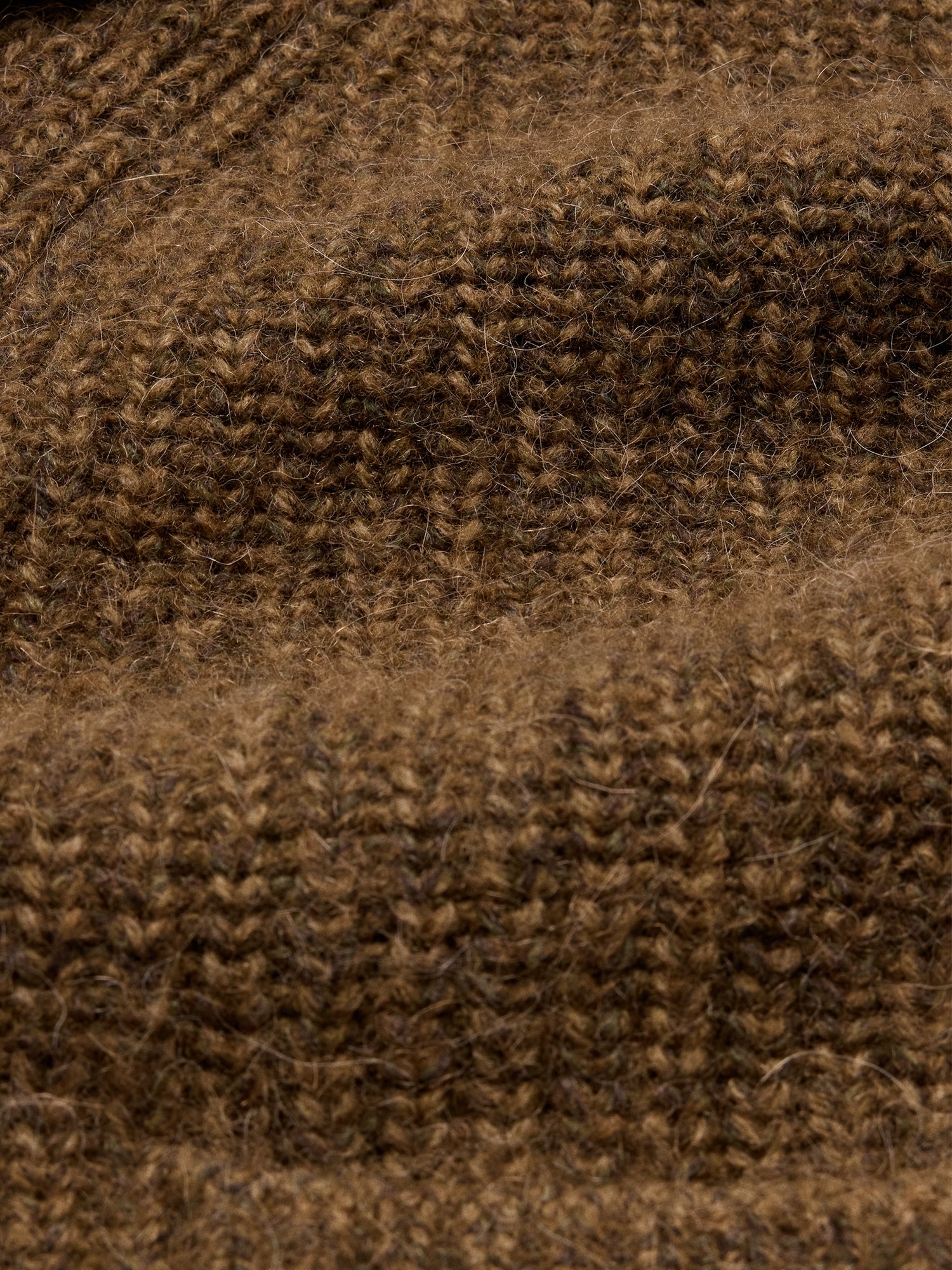 Marled Wool-Blend Cardigan