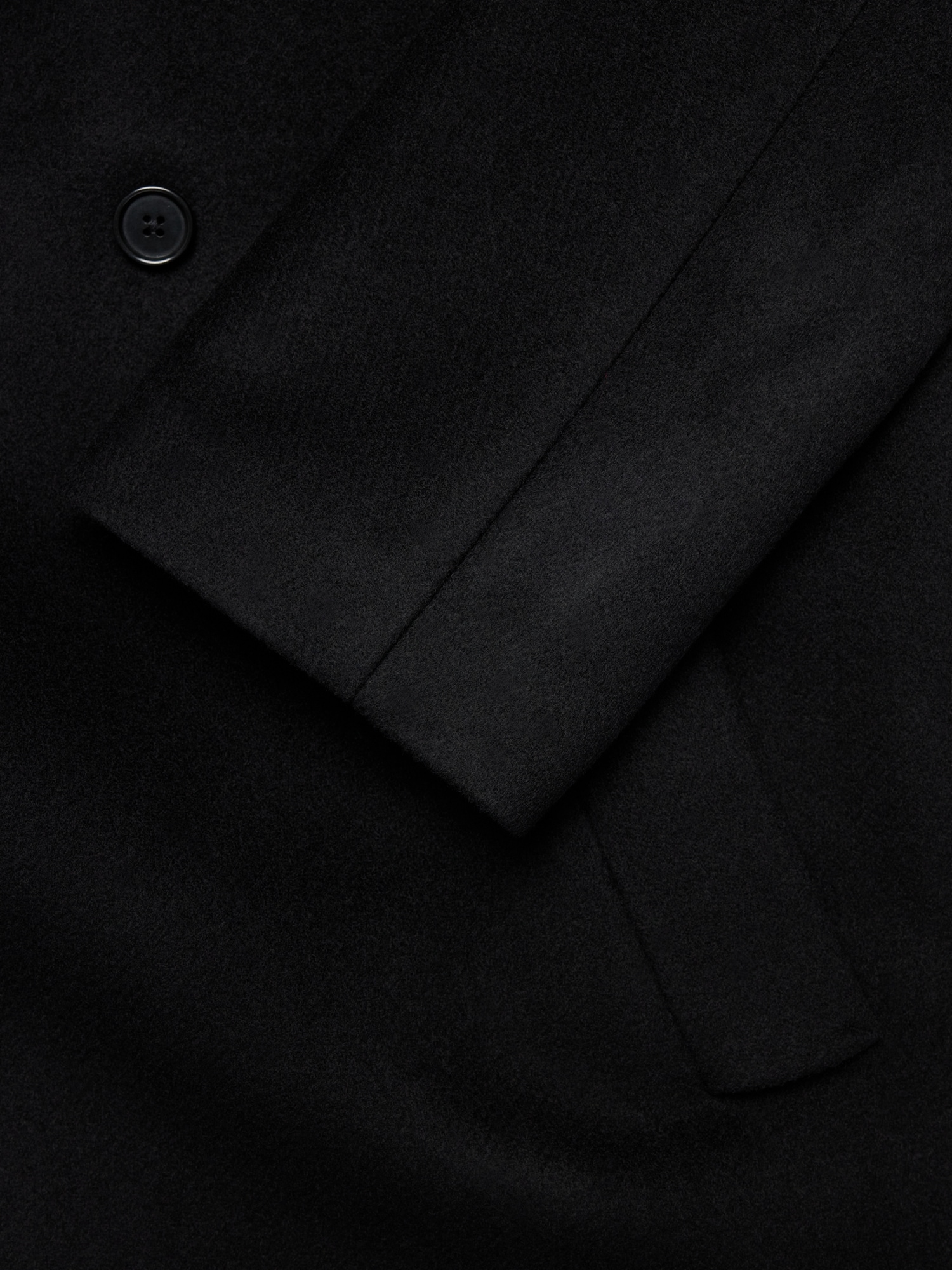 Wool-Cashmere Wrap Coat