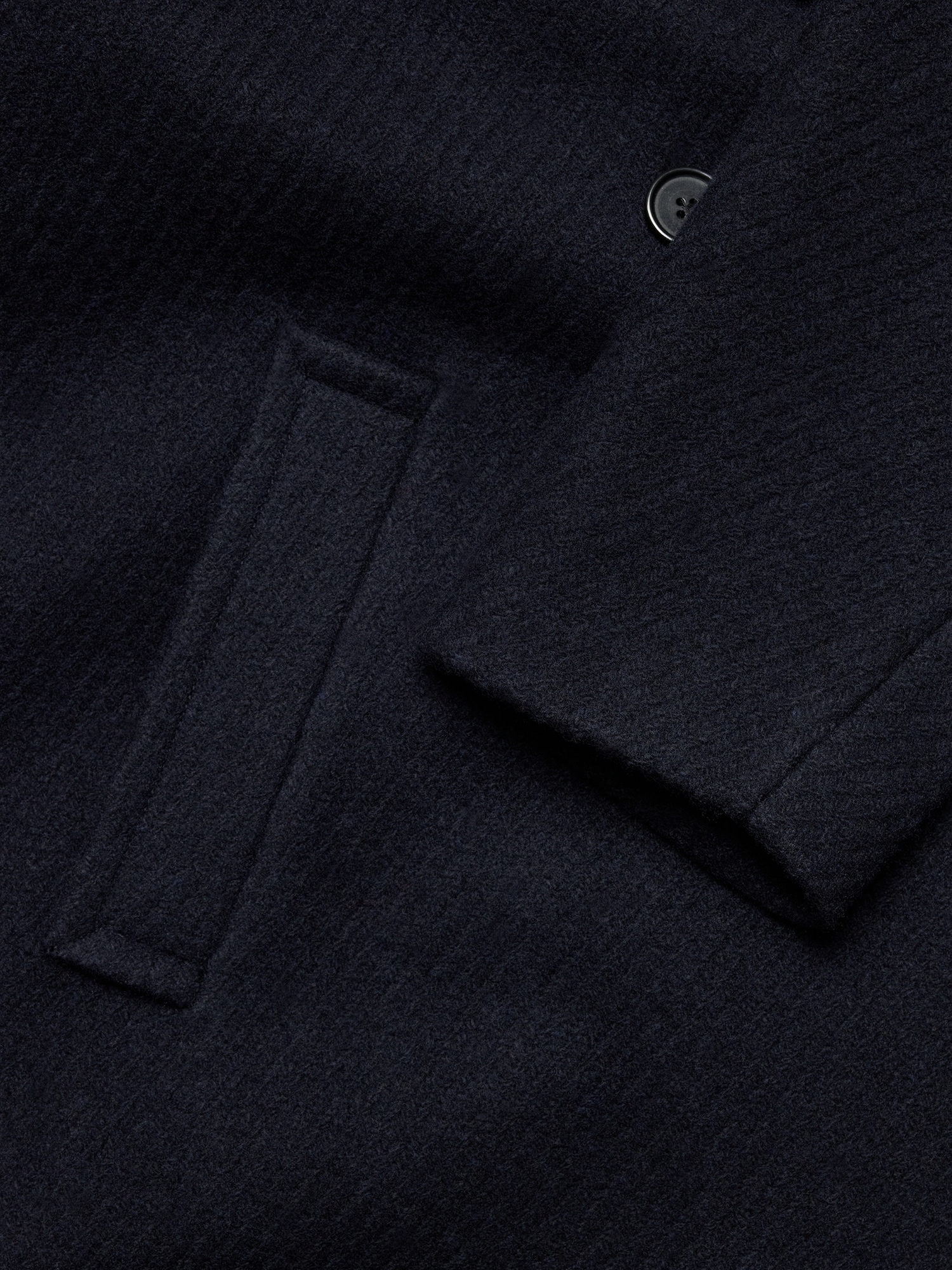Wool-Blend Top Coat