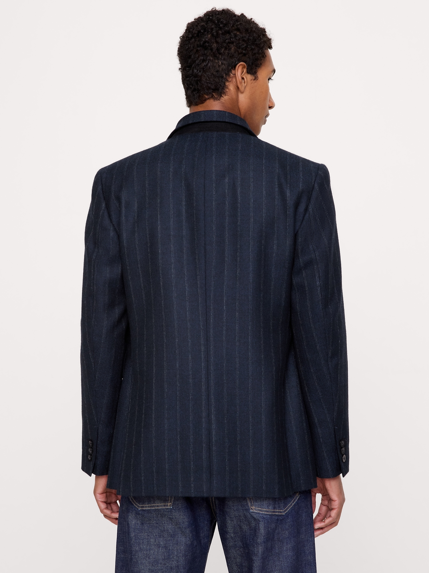 Wool Herringbone Sport Coat
